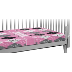 Argyle Crib Fitted Sheet (Personalized)