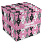 Argyle Cube Favor Gift Boxes (Personalized)
