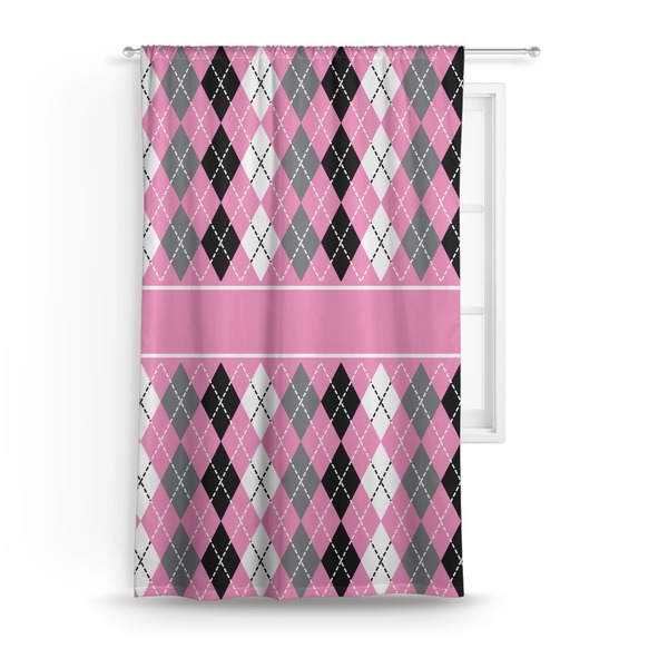 Custom Argyle Curtain - 50"x84" Panel