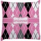 Argyle Decorative Pillow Case (Personalized)
