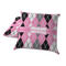 Argyle Decorative Pillow Case - TWO