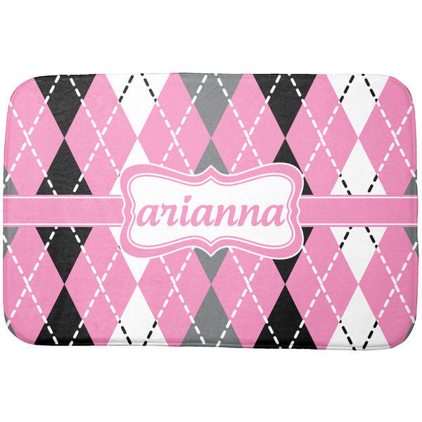 Custom Argyle Dish Drying Mat (Personalized)