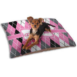 Argyle Dog Bed - Small w/ Name or Text
