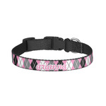 Argyle Dog Collar - Large (Personalized)