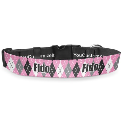 Argyle Deluxe Dog Collar (Personalized)