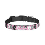 Argyle Dog Collar - Small (Personalized)