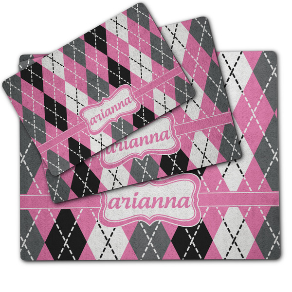 Argyle Dog Food Mat - MAIN (sm, med, lrg)