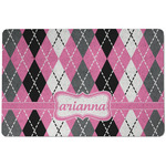 Argyle Dog Food Mat w/ Name or Text