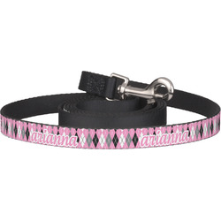 Argyle Dog Leash (Personalized)