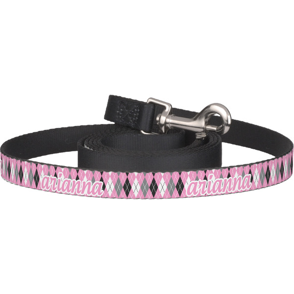 Custom Argyle Dog Leash (Personalized)