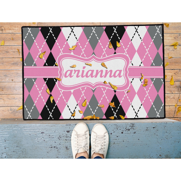Argyle Door Mat - LIFESTYLE (Med)