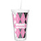 Argyle Double Wall Tumbler with Straw (Personalized)