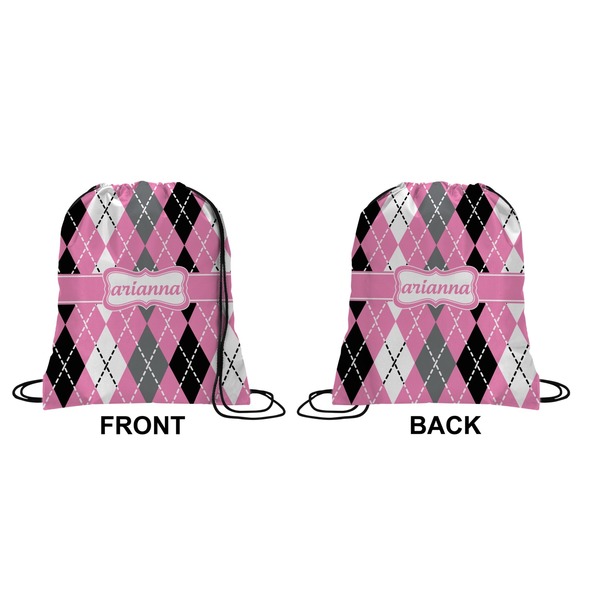 Argyle Drawstring Backpack