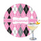 Argyle Drink Topper - Large - Single with Drink