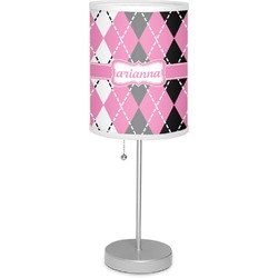Argyle Lamp with Drum Shade (Personalized)