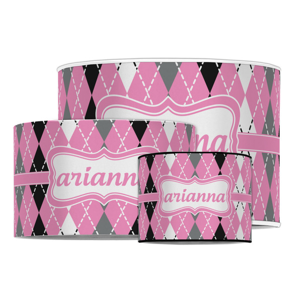Argyle Drum Lampshades - MAIN