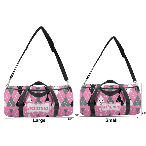 Argyle Duffle Bag Small and Large