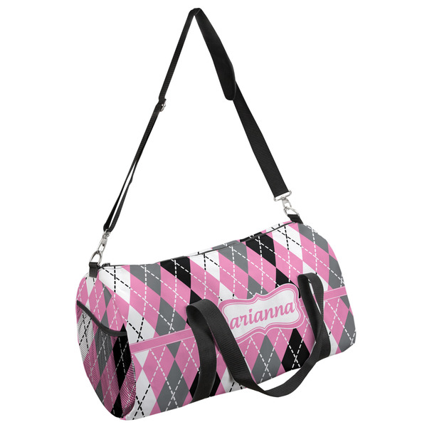 Custom Argyle Duffel Bag (Personalized)