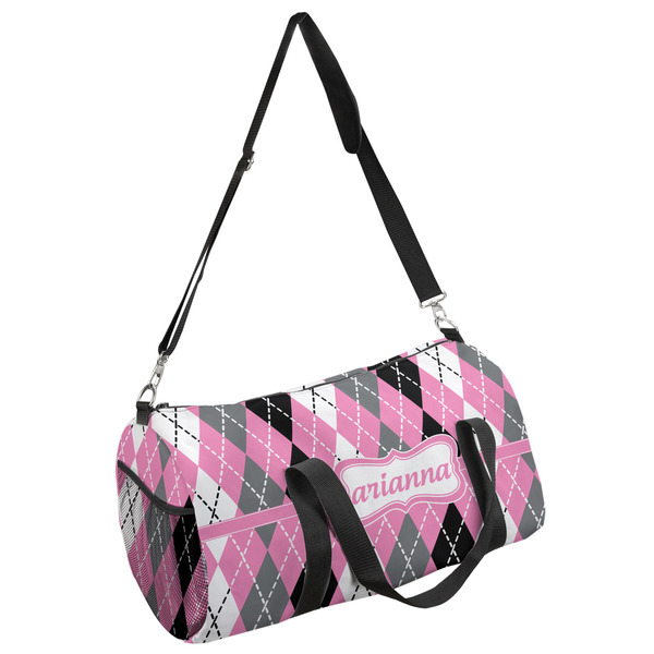 Custom Argyle Duffel Bag - Large (Personalized)