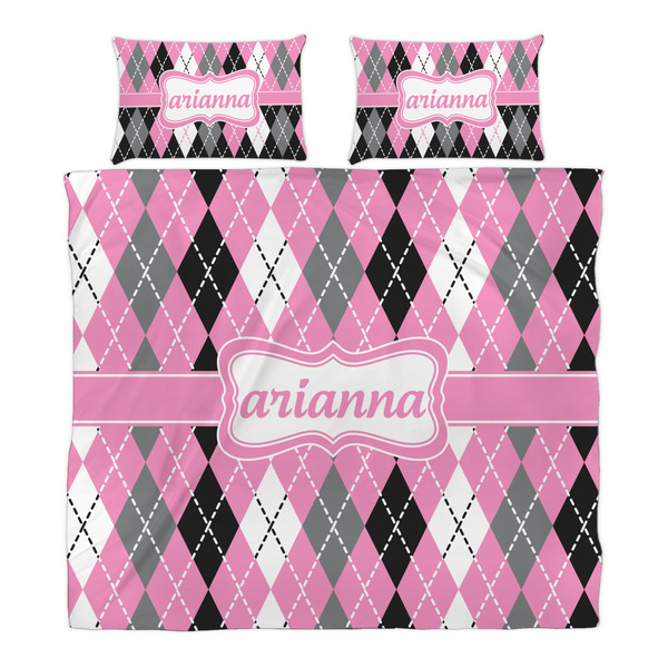 Argyle Duvet Cover Set - King - Alt Approval