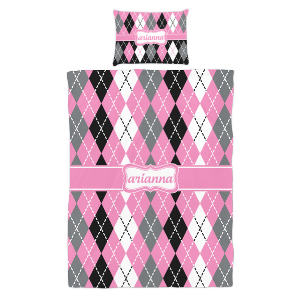 Argyle Duvet Cover Set - Twin - Alt Approval