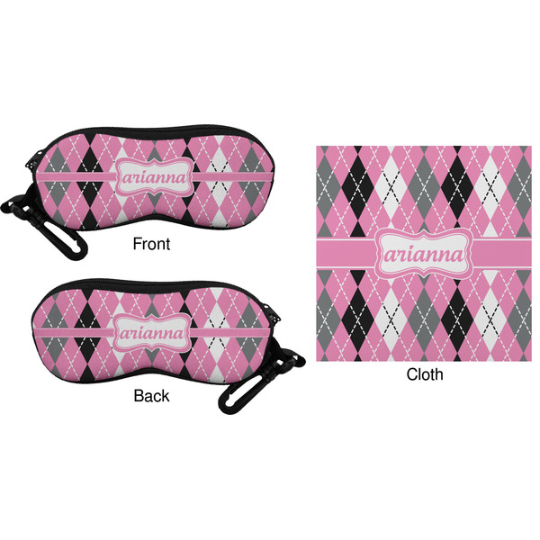 Argyle Eyeglass Case & Cloth (Approval)