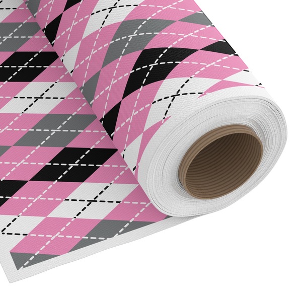 Custom Argyle Fabric by the Yard - Copeland Faux Linen