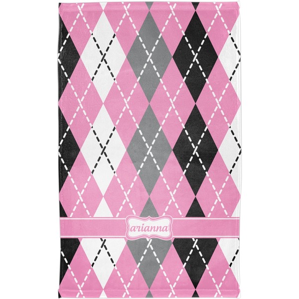 Argyle Finger Tip Towel - Full View