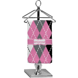 Argyle Finger Tip Towel - Full Print (Personalized)