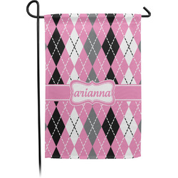 Argyle Small Garden Flag - Single Sided w/ Name or Text