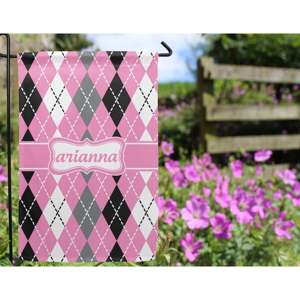Argyle Garden Flag - Outside In Flowers