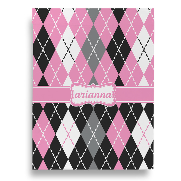 Argyle Garden Flags - Large - Double Sided - BACK