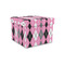 Argyle Gift Box with Lid - Canvas Wrapped - Small (Personalized)