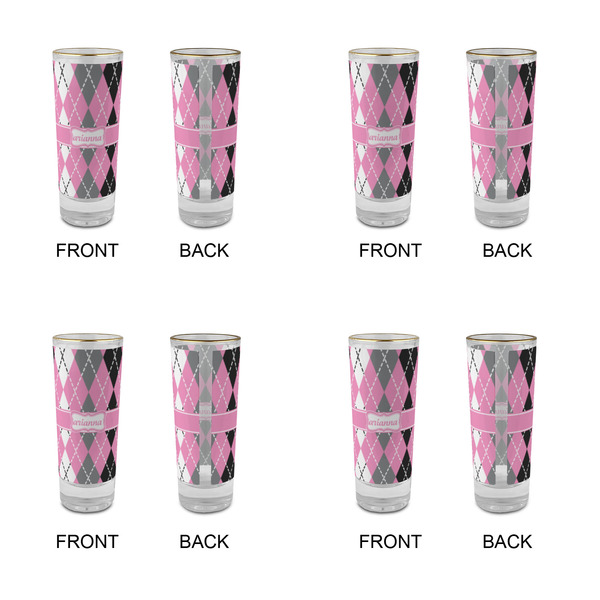 Argyle Glass Shot Glass - 2 oz - Set of 4 - APPROVAL