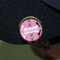 Argyle Golf Ball Marker Hat Clip - Gold - On Hat