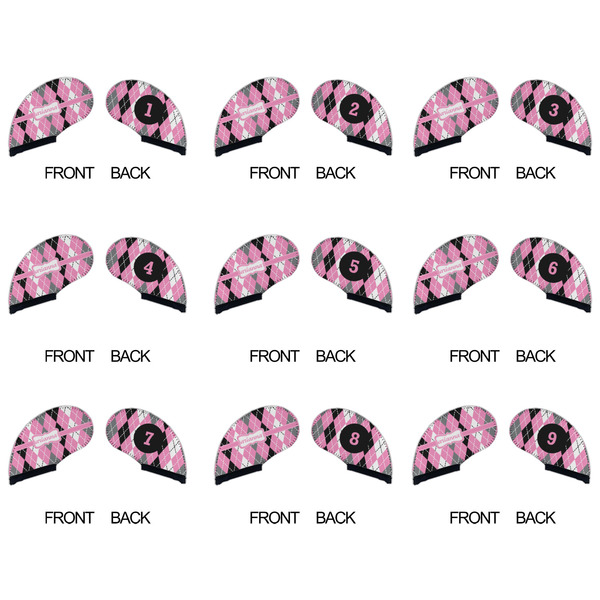 Argyle Golf Club Covers - APPROVAL (set of 9)