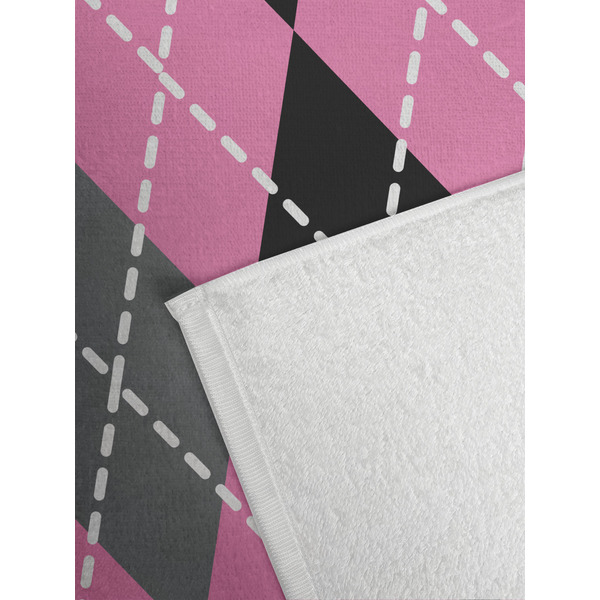 Argyle Golf Towel - Detail
