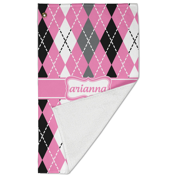 Argyle Golf Towel - Folded (Large)