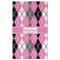Argyle Golf Towel - Poly-Cotton Blend - Large w/ Name or Text