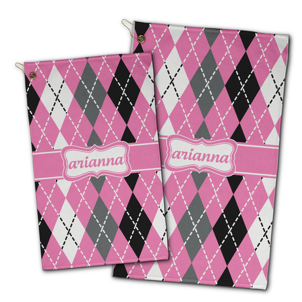 Argyle Golf Towel - PARENT (small and large)