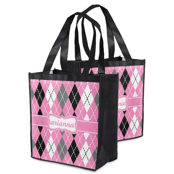 Argyle Grocery Bag - MAIN