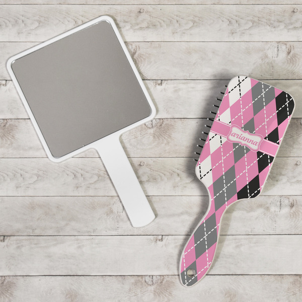 Argyle Hair Brush - In Context