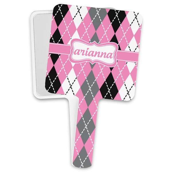 Custom Argyle Hand Mirror (Personalized)