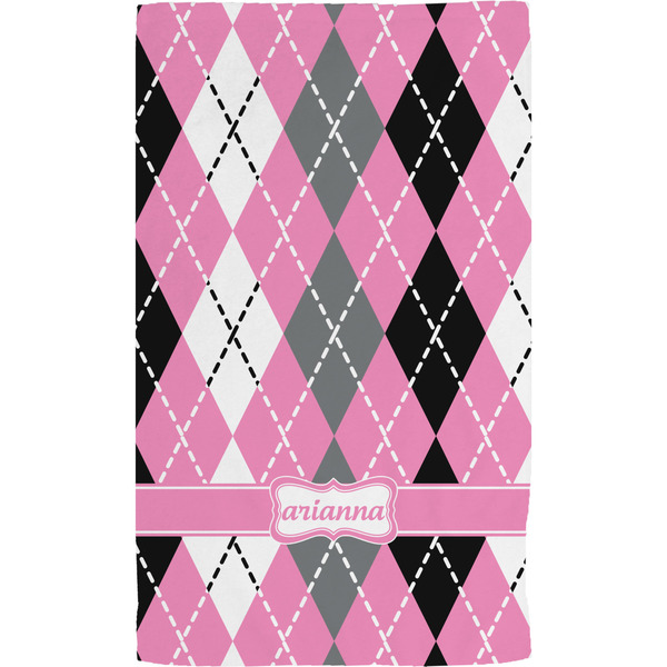 Argyle Hand Towel (Personalized)