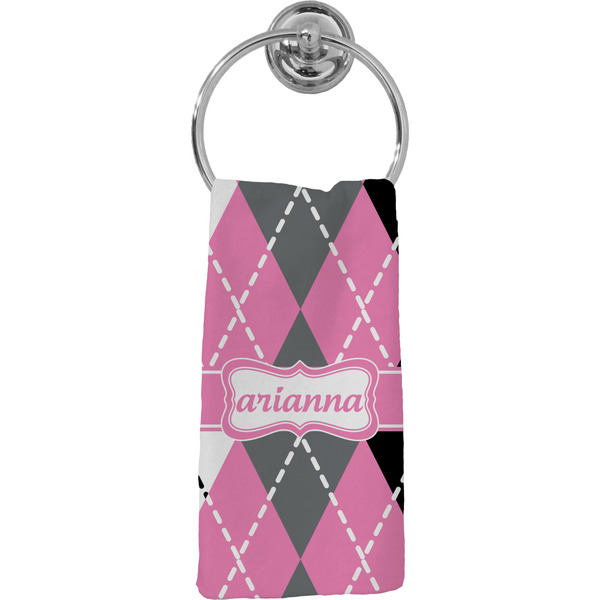 Custom Argyle Hand Towel - Full Print (Personalized)