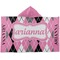 Argyle Kids Hooded Towel (Personalized)