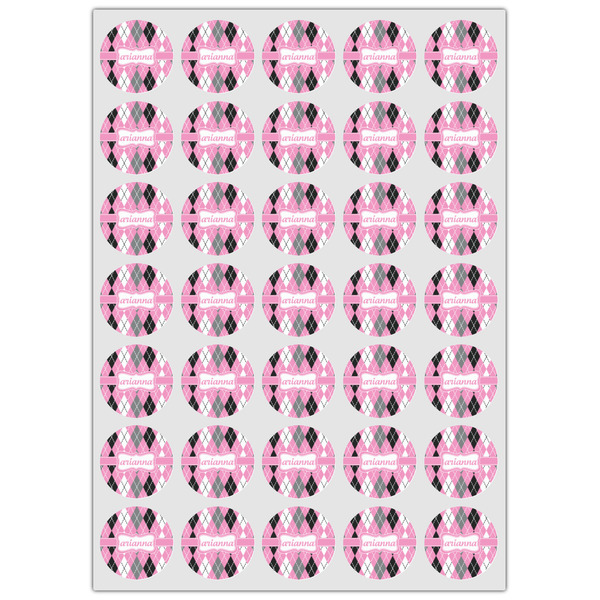 Argyle Icing Circle - XSmall - Set of 35