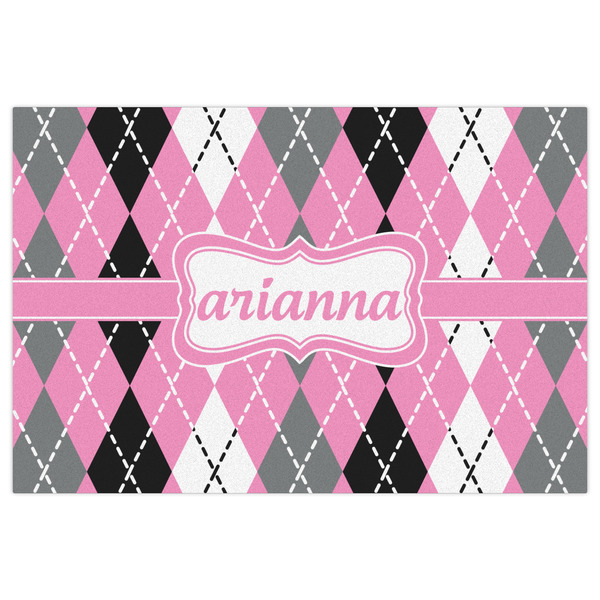 Argyle Indoor / Outdoor Rug - 2'x3' - Front Flat