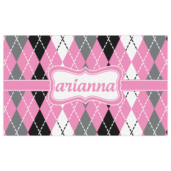 Argyle Indoor / Outdoor Rug - 3'x5' - Front Flat