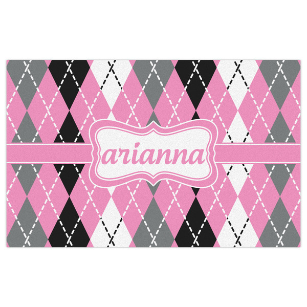 Argyle Indoor / Outdoor Rug - 5'x8' - Front Flat